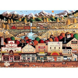 Buffalo Games - Charles Wysocki - Sleepy Town West - 1000 Piece Jigsaw Puzzle