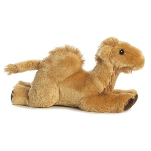 Aurora� Adorable Mini Flopsie� Camel Stuffed Animal - Playful Ease - Timeless Companions - Brown 8 Inches