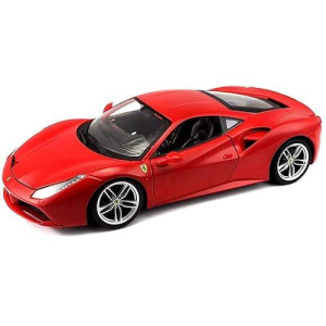 Ferrari Burago 1/18 Scale Diecast - 18-16008 488 Gtb Rosso Red