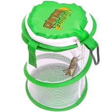 Nature Bound Nb528 Pop Up Critter Catcher Habitat Kit With Carabiner Clip & Zipper Lid, One Size, Green