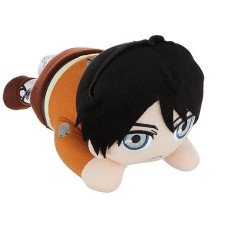 Ge Animation Great Eastern Attack On Titan Eren Yeager Lying Down Stuffed Plush, 10"