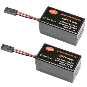 2-Pack 2300Mah High Capacity Lipo Battery For Parrot Ar.Drone 2.0 & Power Edition (2 Batteries)