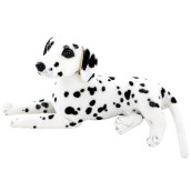 Jesonn Realistic Stuffed Animals Dog Plush Toys Dalmatian,12" Or 30Cm,1Pc