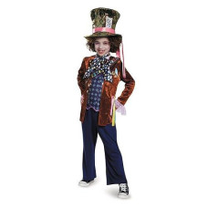 Mad Hatter Deluxe Alice Through The Looking Glass Movie Disney Costume, Medium/7-8