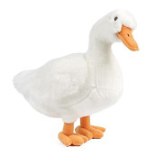 Living Nature Large Duck, Realistic Soft cuddly Duck Toy, Naturli Eco-Friendly Plush, 14 Inches