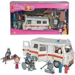 Jada Toys Masha & The Bear Masha Playset - Ambulance Ages 3+