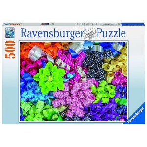 Ravensburger Colorful Ribbons 500 Piece Jigsaw Puzzle For Adults - Every Piece Is Unique, Softclick Technology Means Pieces Fit Together Perfectly
