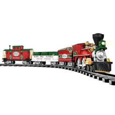 Lionel North Pole Central Ready-To-Play Freight Set, Battery-Powered Model Train Set With Remote