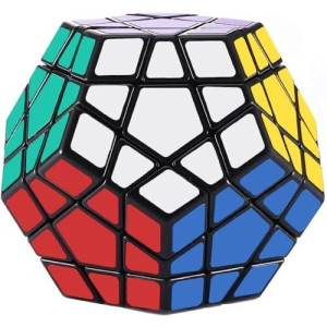 Dreampark 3x3 Megaminx Speed Cube Puzzle Toy, Black