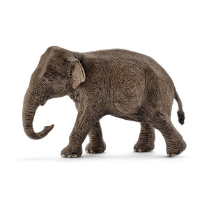 Schleich Wild Life, Realistic Wild Animal Toys For Boys And Girls, Female Asian Elephant Toy Figurine, Ages 3+