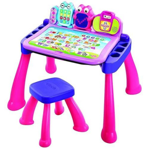 Vtech Touch And Learn Activity Desk Deluxe, Pink