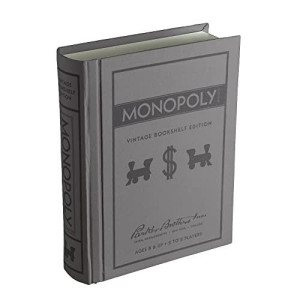 Ws Game Company Monopoly Vintage Bookshelf Edition