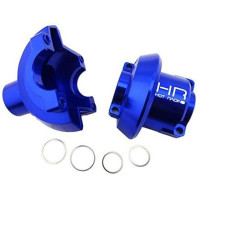 Hot Racing Rvo11L06 Cnc Aluminum Outer Diff Case Blue Revo