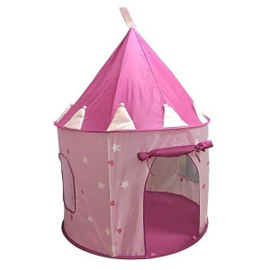 Suesport Girls Princess Castle Play Tent, Pink