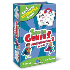 Blue Orange Games Super Genius - Multiplication 2 Card Game