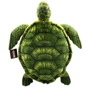 Jesonn Realistic Stuffed Marine Animals Toys Turtle Plush Tortoise (Green, 20 Inches)