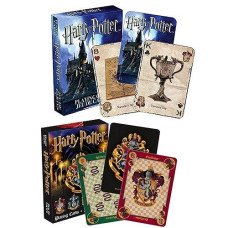 Aquarius Harry Potter Merchandise And Games - Playing Symbols Cards And Crest Playing Cards