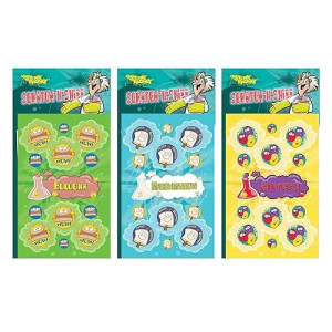 Just For Laughs Dr. Stinky'S Scratch N Sniff Stickers 3-Pack- Bologna, Jelly Beans, Marshmallow 81 Stickers (Series4)