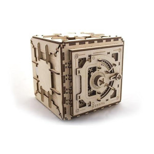 Ugears Model Safe Kit | 3D Wooden Puzzle | Diy Mechanical Safe