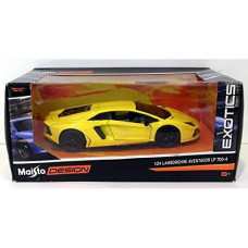 Lamborghini Aventador Lp 700-4 Yellow Exotics 1/24 By Maisto 31362