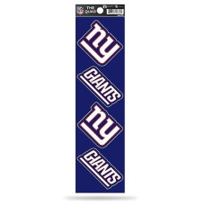 Rico Industries Nfl Die Cut 4-Piece The Quad Sticker Sheet, New York Giants , 3 X 11.5-Inches