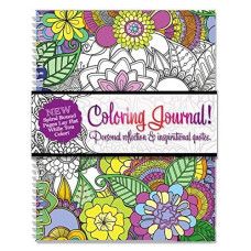 School Datebooks Adult coloring Journal - an Adult coloring Journal with Inspirational Quotes - Spiral Bound - 625 x 9