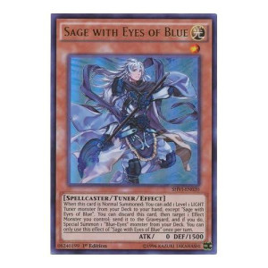 Yu-Gi-Oh! - Sage With Eyes Of Blue (Shvi-En020) - Shining Victories - 1St Edition - Ultra Rare