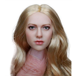 Phicen 1/6 Scale Female Head Sculpt Blond Hair For 12" Female Body