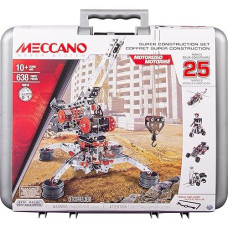 Erector By Meccano Super Construction 25-In-1 Building Set, 638 Parts, For Ages 10+, Steam Education Toy