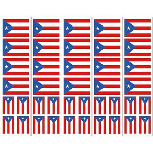 40 Puerto Rico Flag Tattoos, Parade & Party Favors