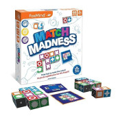 Foxmind Match Madness Board Game, Visual Recognition Matching Board Game, Family Puzzle Game To Develop Kids Problem Solving Skills