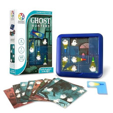 Smartgames Ghost Hunters Travel Game For Kids And Adults, A Spooky, Stem Focused Cognitive Skill-Building Brain Game - Brain Teaser For Ages 6 & Up, 60 Challenges