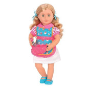 Our Generation Doll By Battat- Jenny 18" Deluxe Posable Baking Fashion Doll- For Girls Aged 3 Years & Up