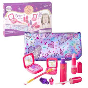 Pretend Play Kids Makeup Kit I Toddler Girl Toys Make Up Set With Cosmetic Bag I Toddler Makeup Kit For Toddler Vanity I Pretend Makeup Kit For Girls Gifts I Play Makeup Kit For 2 Year Old & Up