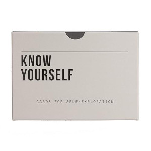 The School Of Life - Know Yourself Prompt Cards - 60 Cards For Self-Reflection & Self-Knowledge