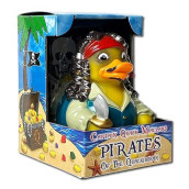 Celebriducks - Captain Quack Mallard - Floating Rubber Ducks - Collectible Bath Toys Gift For Kids & Adults Of All Ages