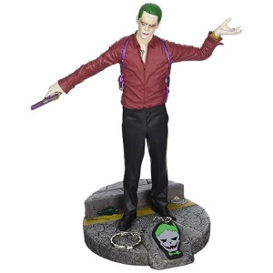 Dc Suicide Squad Joker Finders Keypers Statue | Official Suicide Squad Key Holder Figure | 10 Inches Tall