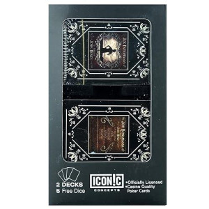 Joe Bonamassa "Ballad Of John Henry" Officially Licensed 2-Deck Playing Cards Set With Dice In Collector'S Tin