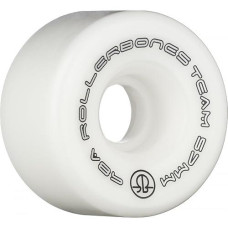 Rollerbones Logo Wheels 98A (White, 62Mm)