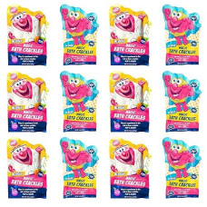 Mr. Bubble Magic Bath Crackles - Fun to add to Bubble Bath to Make Bath Time Exciting for Kids with Colorful Pops and Fizzy Snap Fun (12 Packets, 1 oz Each)