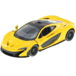Kinsmart Mclaren P1 1/36 Scale Diecast Model Toy Car (Yellow)