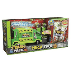 The Trash Pack Mega Pack With Garbage Truck And Collector'S Trash Can
