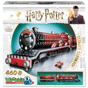 Wrebbit3D Harry Potter Hogwarts Express 3D Puzzle For Teen And Adults 460 Real Jigsaw Puzzle Pieces Unique Foam Backing Technology For Sturdy Assembly For Harry Potter Fans
