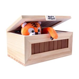 Xinhome Don'T Touch Useless Box With Attitude Leave Me Alone Surprises Machine-Gags & Practical Joke Decorative & Durable Endless Fun- Cute Tiger