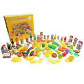 Fun Central - Pretend Play Food Assortment Set For Kids | Kids Kitchen Educational Toys, Kids Birthday Gifts, Pretend Play