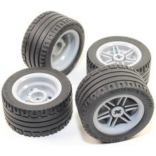 Technic Lego 8Pc Wheel And Tire Set (Mindstorms Nxt Ev3 Tyre) 56145 44309