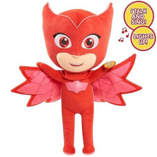 Pj Masks Sing & Talking Feature Plush, Owlette, Kids Toys For Ages 3 Up By Just Play
