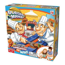 Fotorama Burger Mania Sizzling Build-A-Burger Game, Fast-Paced Conveyor Belt Fast Food Thrill Competition, Develops Fine Motor Skills And Dexterity, For Children Ages 6 And Up