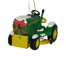 Kurt Adler John Deere 1963 Model 110 Tractor With Wreath Christmas Ornament Plastic