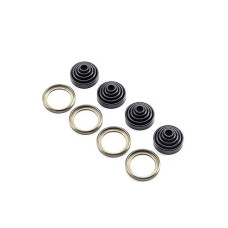 Team Losi Racing Axle Boot Set 5Ive-B 5Ive-T Mini Wrc Tlr252003 Gas Car/Truck Replacement Parts